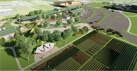Rendering of Columbia's Agriculture Park.