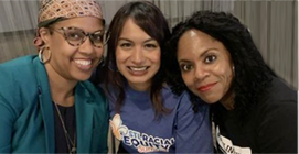 Image of three women at the STL Racial Equity Summit.