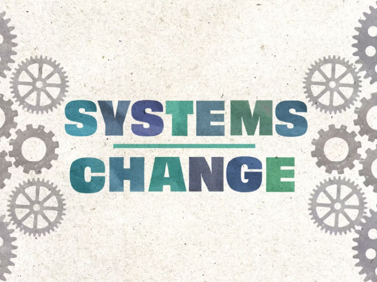 Systems Change story button