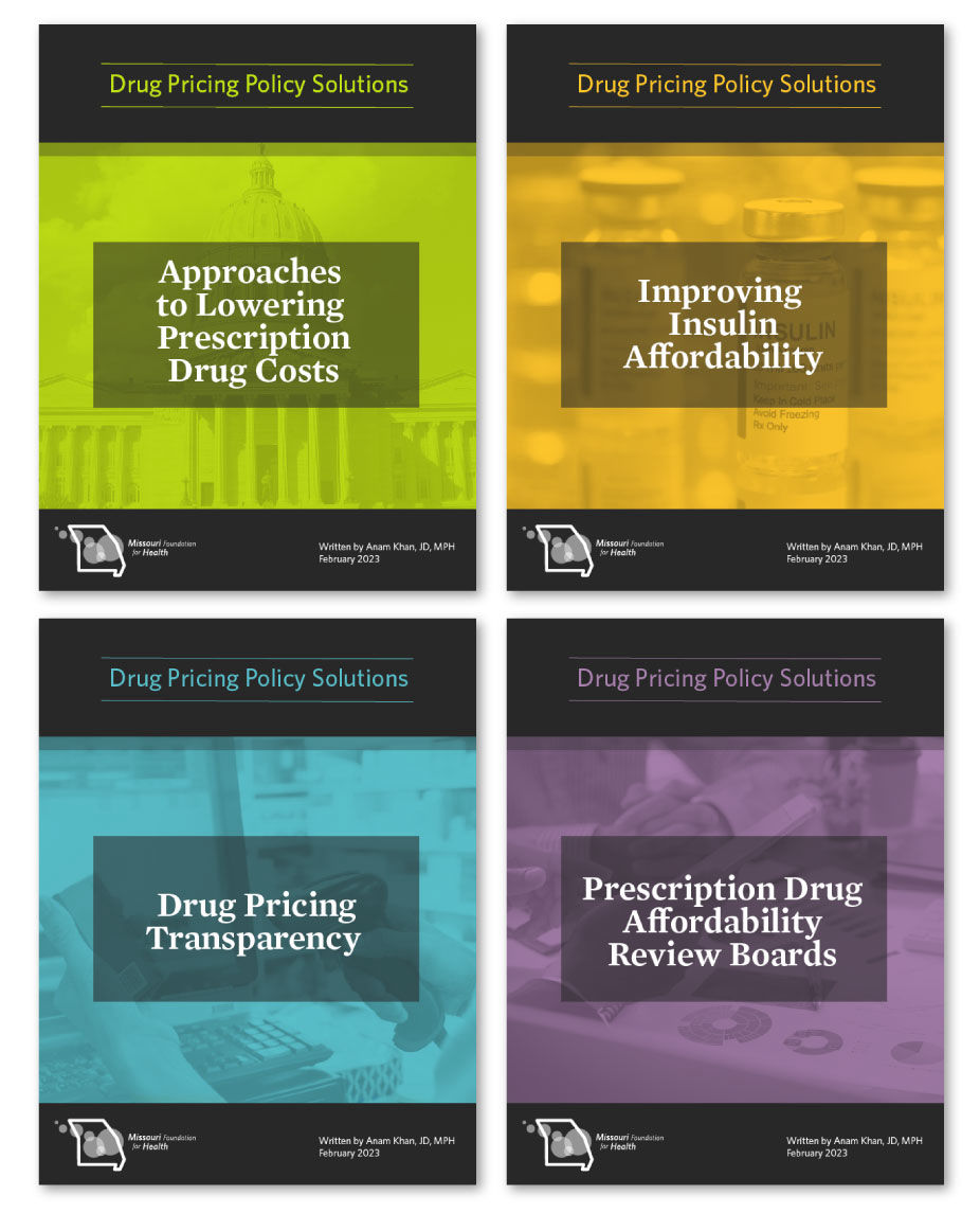Drug Pricing Policy Solutions series of briefs covers