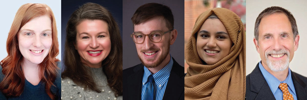 Individual headshot photos of the the Health Policy team members