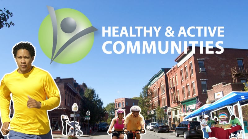 Healthy and Active Communities collage