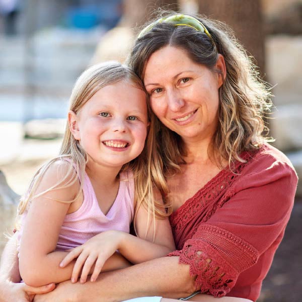 Photo of woman with daughter