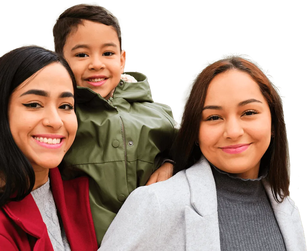 Portrait of latin lesbian couple