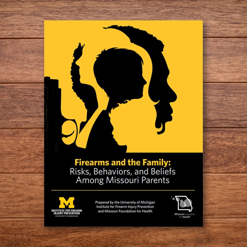Cover of Firearms and the Family: Risks, Behaviors, and Beliefs Among Missouri Parents report