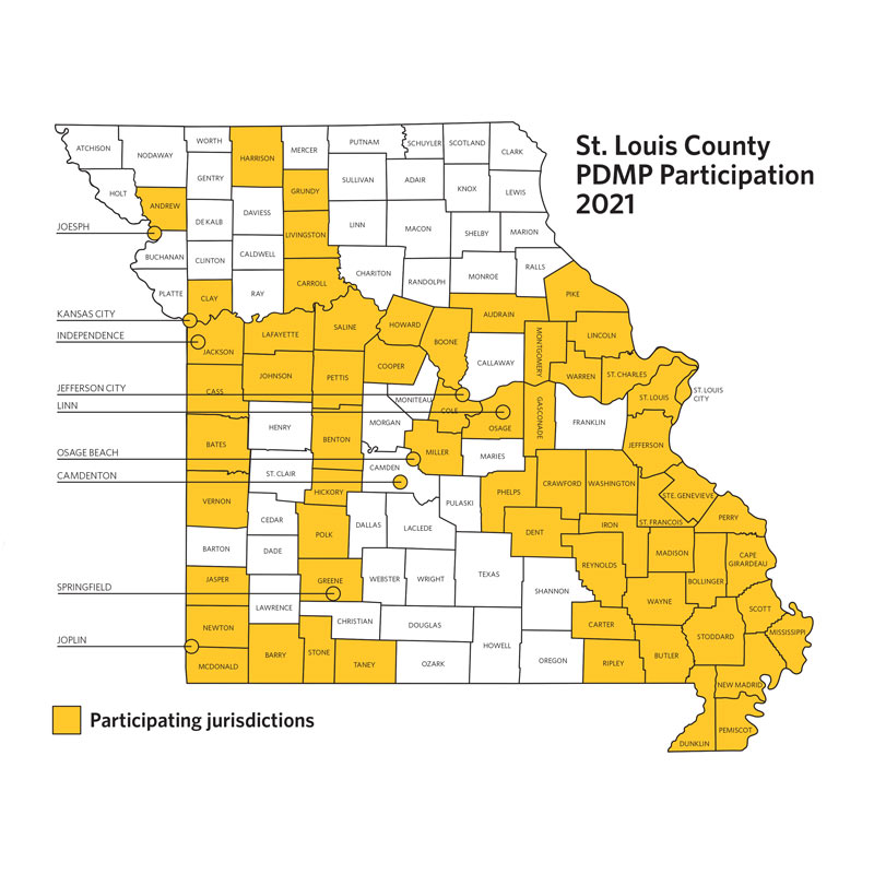 St. Louis County PDMP Participation 2021