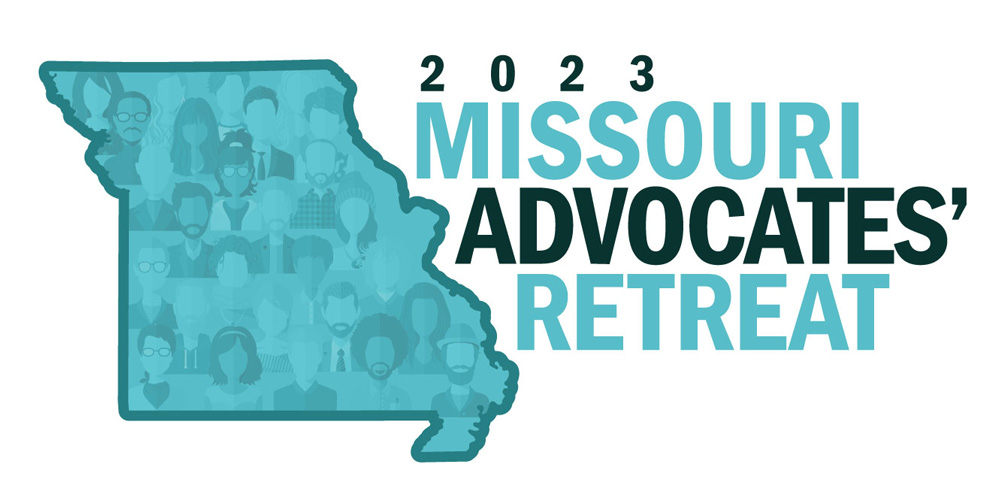 2023 Missouri Advocates' retreat logo
