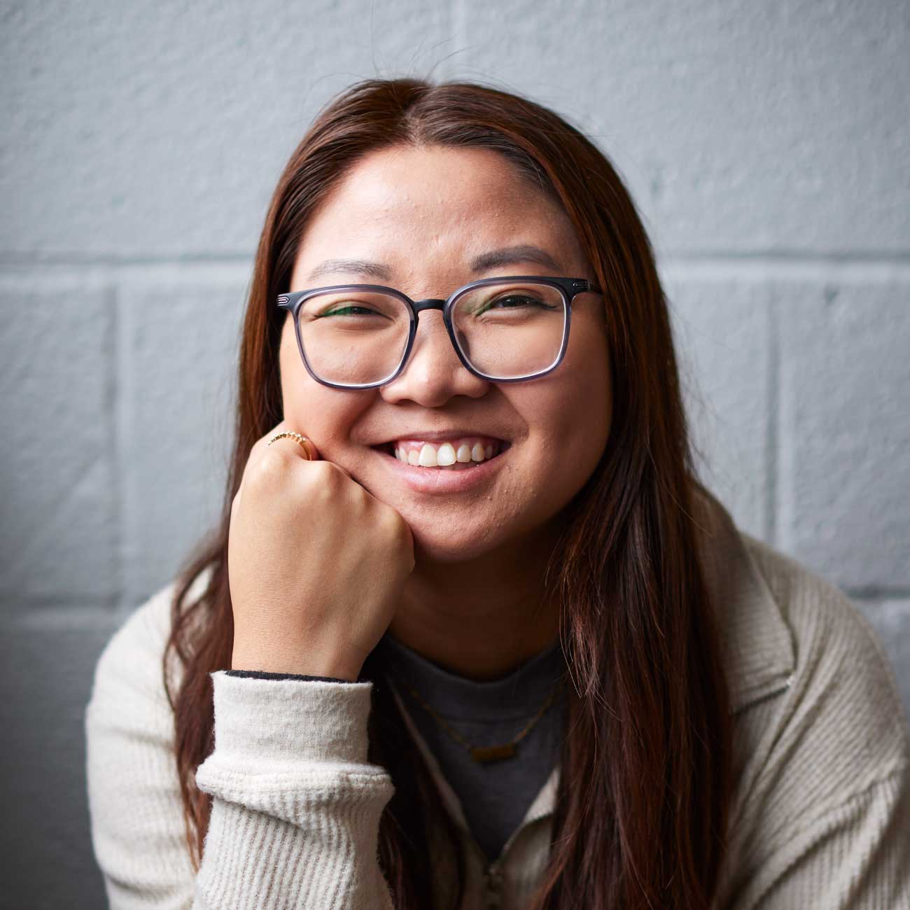 smiling woman