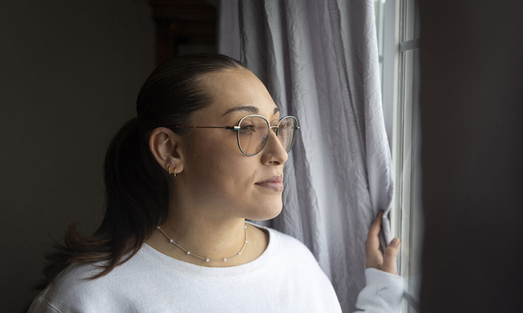 Aidan Bailey of Lebanon credits a holistic defense program for helping her turn her life around. Credit: Jeff Tuttle